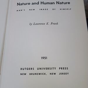 Nature and Human Nature by Lawrence K. Frank